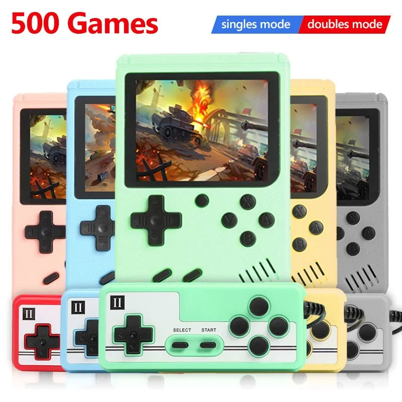 ALLOYSEED 500 Games Retro Handheld Console: Portable Gaming