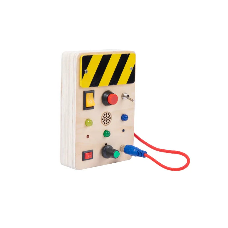 Children's Early Education Wooden LED Lamp Socket