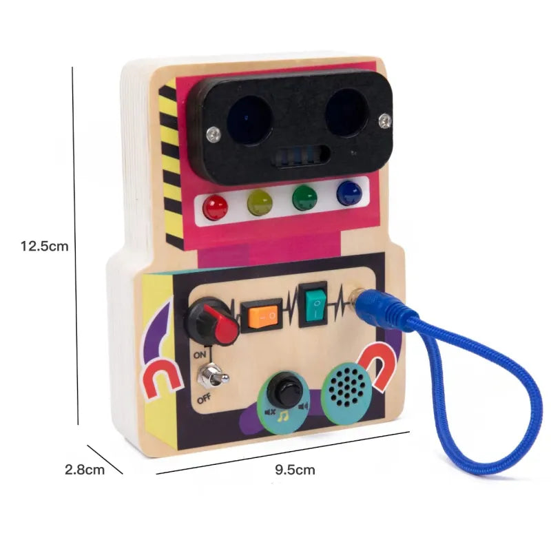 Children's Early Education Wooden LED Lamp Socket